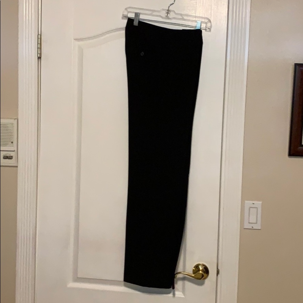 Alfani rayon blend black trousers